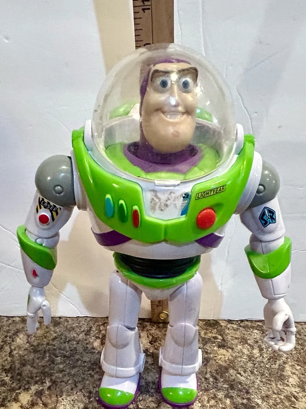 Disney Buzz Lightyear Figure - White, Green & Purple
